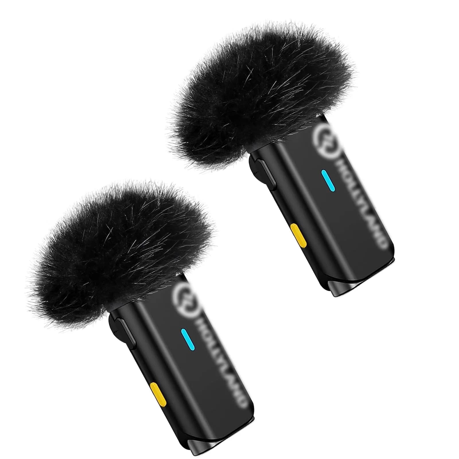 YEAOI 2-Pack Furry Microphone Windscreens for Hollyland Lark M1 & C1 | Noise Reduction & Crystal Clear Voice