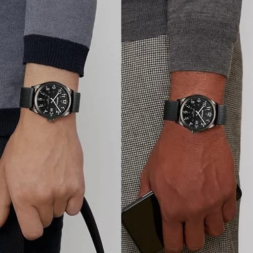 LN LENQIN Analog Quartz Sports Watch 40mm (1.57 inch) | Military Style with Luminous Dial thumbnail 5