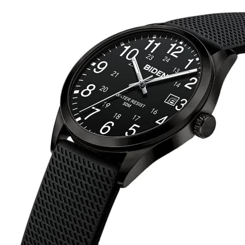 LN LENQIN Analog Quartz Sports Watch 40mm (1.57 inch) | Military Style with Luminous Dial thumbnail 2
