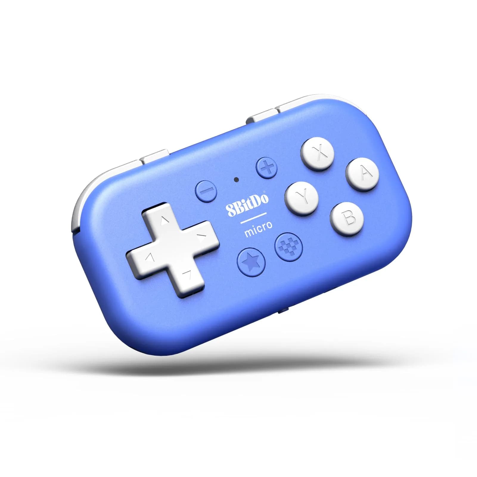 8Bitdo Micro Bluetooth Gamepad Pocket-sized Mini Controller Blue | 5cm (1.97in) x 10cm (3.94in) x 1.27cm (0.5in)