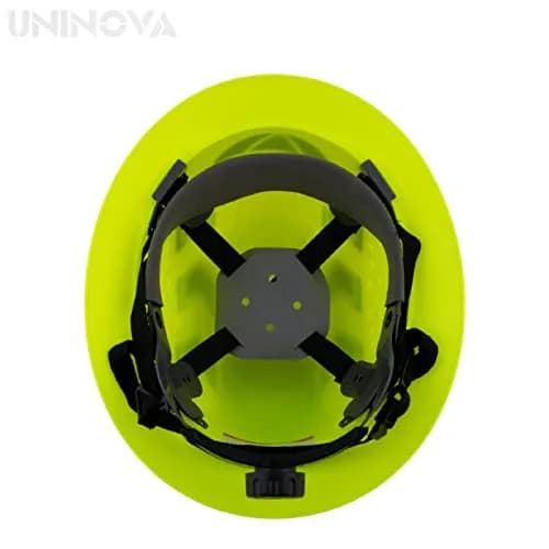 UNINOVA Full Brim Hard Hat ANSI Approved OSHA Vented Safety Helmet for Construction, Green | Impact & Sun Protection thumbnail 4