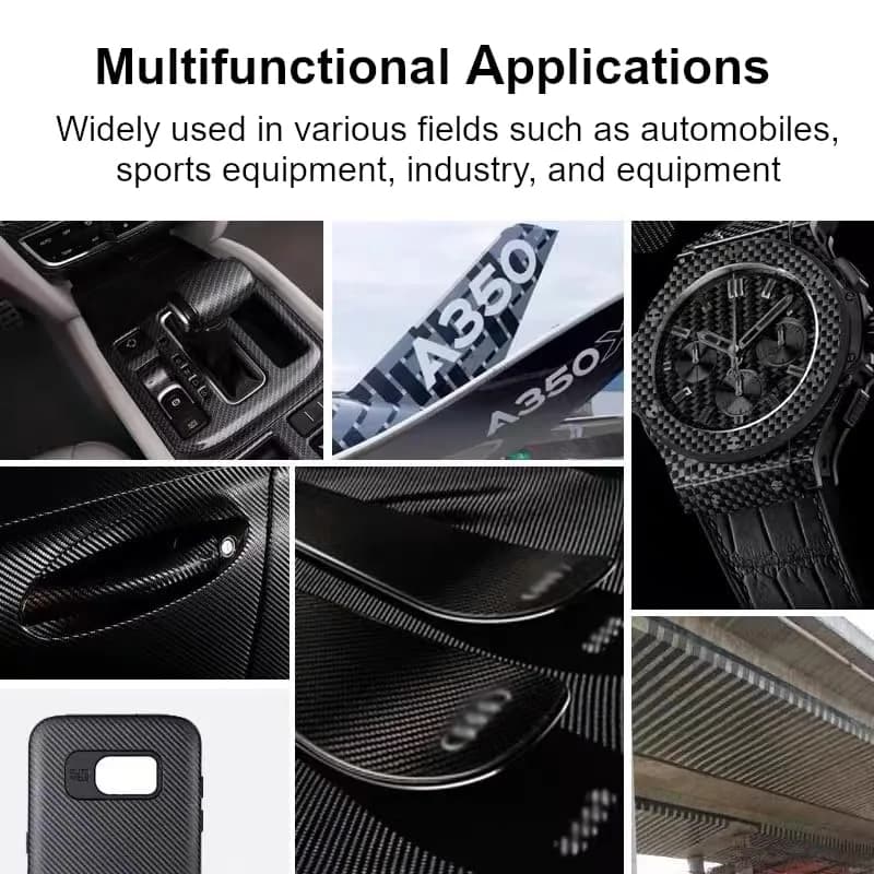 Caliwill Carbon Fiber Fabric Roll 9.8ft x 12” | High Strength, Low Density for DIY & Construction thumbnail 8