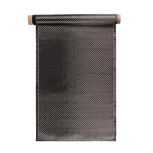 Caliwill Carbon Fiber Fabric Roll 6.5ft x 12” | High Strength, Low Density, Rust-Resistant for DIY & Structural Reinforcement thumbnail 1
