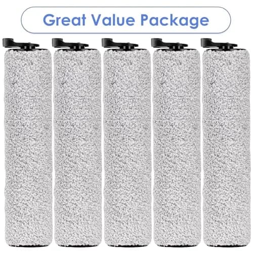 MIBUMIKI Replacement Brush Rollers for Tineco iFloor 3/S3/iFloor 2 | 5 Pieces, Microfiber Soft Bristles thumbnail 5