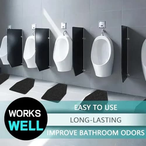 CHONOVO Urinal Mat 17.7 x 20.5 inches (45cm x 52cm) | 6 Pack Non-Slip Absorbent Floor Pad thumbnail 6