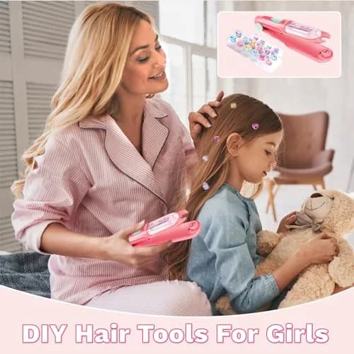 kidzkube Hair Gem Stamper Kit with 24 Diamonds & Reusable Gems | Easy to Use for Kids Ages 3-12 thumbnail 6