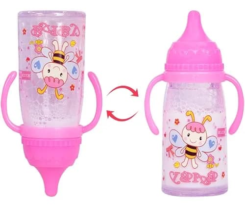 fash n kolor My Sweet Baby Disappearing Doll Feeding Set with 2 Bottles & Pacifier | Ages 3-10 Years thumbnail 6
