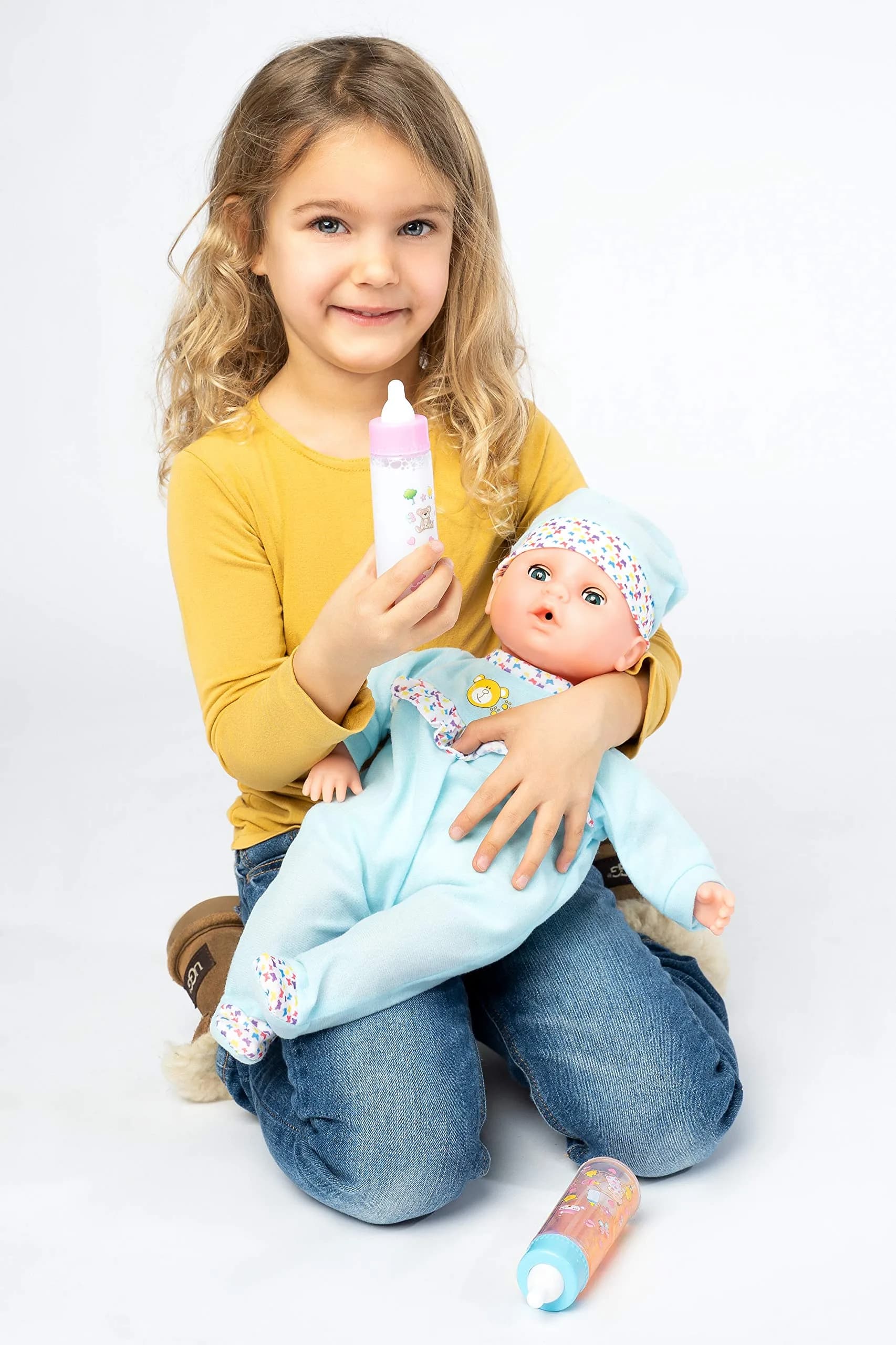 fash n kolor My Sweet Baby Disappearing Doll Feeding Set with 2 Bottles & Pacifier | Ages 3-10 Years - view 7