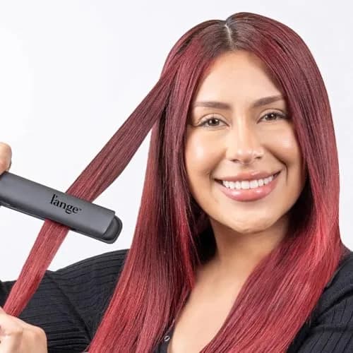 L'ANGE HAIR Le Titane Titanium Flat Iron 1.75" Plates | Infrared Heat & Adjustable Temp for All Hair Types thumbnail 5