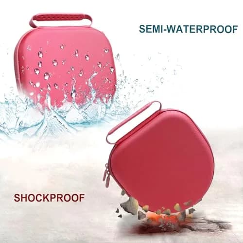 L LTGEM Hard Case for Anker Soundcore Q30/Q20i/Q45/Space One Pro Headphones, Pink | Waterproof & Shockproof Travel Cover thumbnail 5