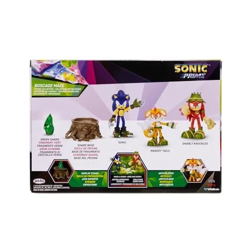 JAKKS Pacific Sonic Prime Action Figures Bos Cage Maze 2.5-inch | Sonic, Knuckles, Tails Ages 3+ thumbnail 4
