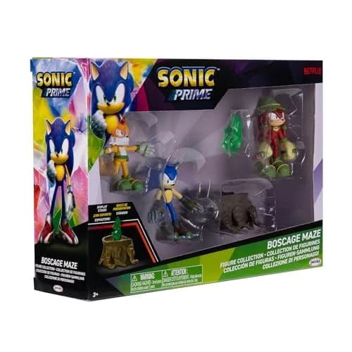 JAKKS Pacific Sonic Prime Action Figures Bos Cage Maze 2.5-inch | Sonic, Knuckles, Tails Ages 3+ thumbnail 5