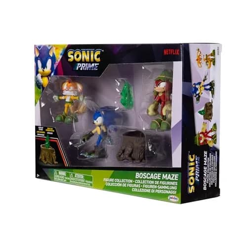 JAKKS Pacific Sonic Prime Action Figures Bos Cage Maze 2.5-inch | Sonic, Knuckles, Tails Ages 3+ thumbnail 6