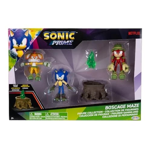 JAKKS Pacific Sonic Prime Action Figures Bos Cage Maze 2.5-inch | Sonic, Knuckles, Tails Ages 3+ thumbnail 3