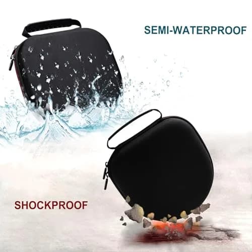 L LTGEM Hard Case for Anker Soundcore Q30/Q20i/Q45/Space One Pro Headphones, Black | Waterproof & Shockproof thumbnail 5