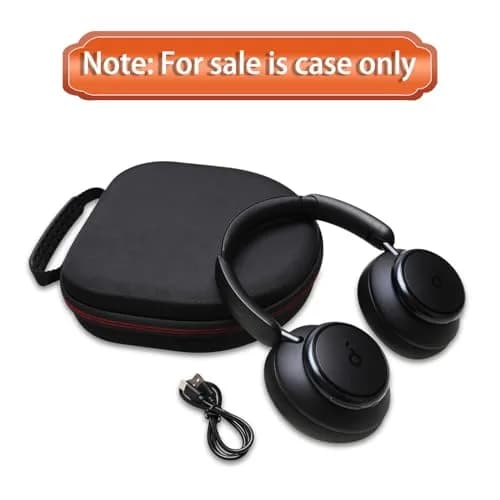L LTGEM Hard Case for Anker Soundcore Q30/Q20i/Q45/Space One Pro Headphones, Black | Waterproof & Shockproof thumbnail 6