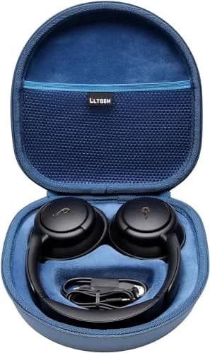 L LTGEM Hard Case for Anker Soundcore Q30/Q20i/Q45/Space One Pro Headphones, Blue | Waterproof & Shockproof Travel Cover thumbnail 1