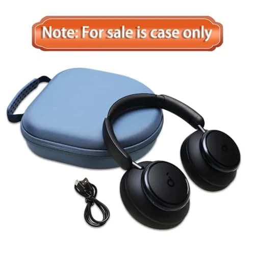 L LTGEM Hard Case for Anker Soundcore Q30/Q20i/Q45/Space One Pro Headphones, Blue | Waterproof & Shockproof Travel Cover thumbnail 6