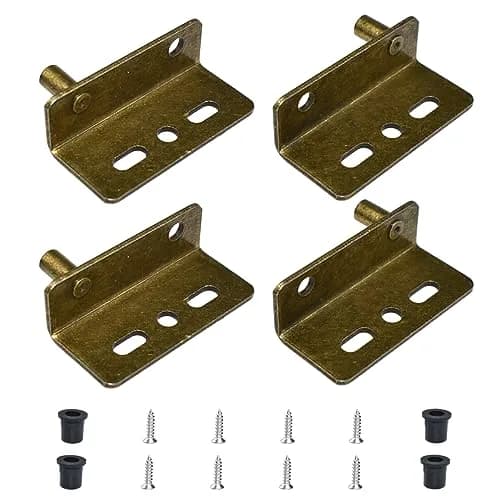 Aifeier ET 2 Sets Pivot Hinges Bronze Heavy Duty Concealed Shaft | Durable Cold Rolled Steel thumbnail 7