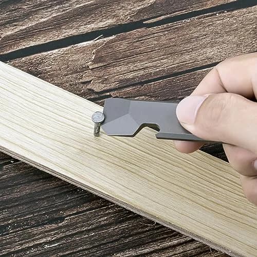 BANG TI Titanium EDC Pry Bar with Bottle Opener Function Portable Multi Tool 9.2 cm (3.62 inches) | Lightweight Corrosion-Resistant Pocket Companion thumbnail 4