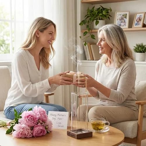 CEREMONY Anti-Ash Incense Holder with Ash Catcher & 20 Sticks | 24.99 cm (9.84 in) Tall thumbnail 2