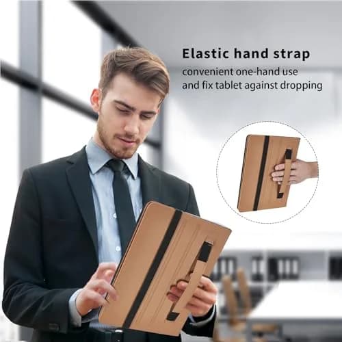 Oduio Blue PU Leather Folio Stand Cover for Samsung Galaxy Tab S10 Plus 12.4" | Auto Wake/Sleep thumbnail 7
