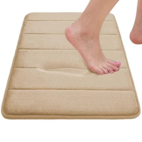 RUN HELIX Memory Foam Bath Mat Set 3 Piece | Super Water Absorption & Non-Slip Comfort (32"x20"+16"x24"+20"x32") thumbnail 5