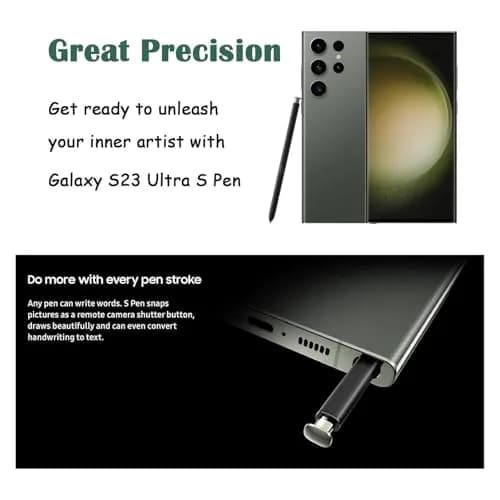 CaoXiong 2 Pcs Galaxy S23 Ultra S Pen Replacement (Green) | High Precision, Pressure Sensitive thumbnail 4