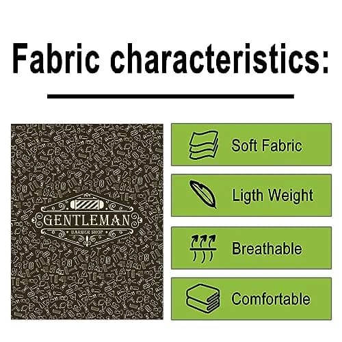 Pelocapa Barber Capes for Men Haircutting Salon Capes with Snaps Large Waterproof 63”× 56” | Full Coverage Waterproof Hairdresser Cape thumbnail 4