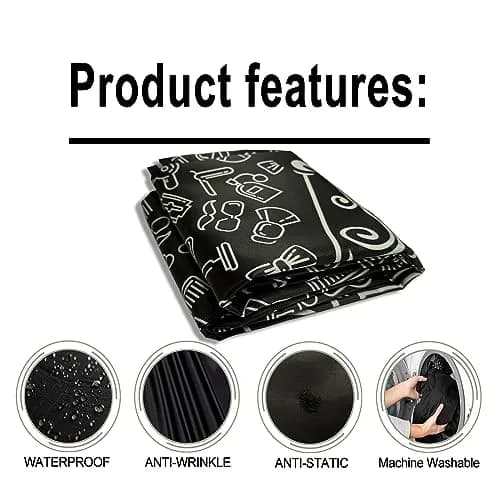 Pelocapa Barber Capes for Men Haircutting Salon Capes with Snaps Large Waterproof 63”× 56” | Full Coverage Waterproof Hairdresser Cape thumbnail 5