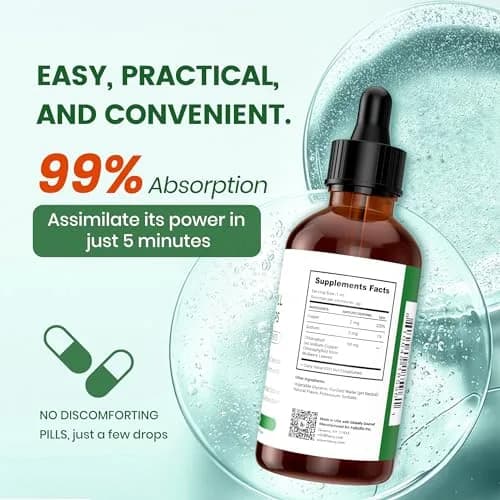 Heivy Chlorophyll Liquid Drops 2 fl oz | Detox & Support Overall Health thumbnail 6