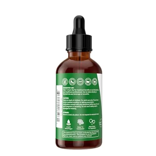 Heivy Chlorophyll Liquid Drops 2 fl oz | Detox & Support Overall Health thumbnail 2