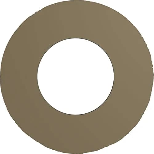 Ekena Millwork Claremont Ceiling Medallion 9"OD x 4 1/2"ID x 1/2"P (Pack of 2) | Lightweight Polyurethane for Easy Installation thumbnail 4