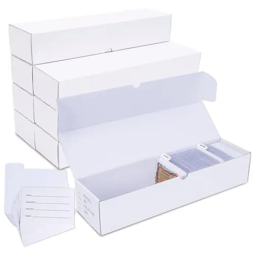 Leyzan Trading Card Storage Box, 8-Pack 1000 Count | Organize & Protect Your Cards thumbnail 1