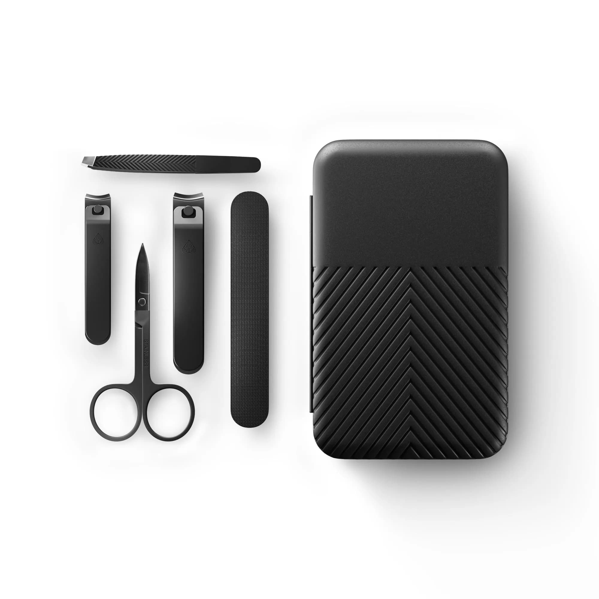 MANSCAPED® Shears 3.0, 5-Piece Precision Men’s Nail Grooming Travel Kit | Stainless Steel