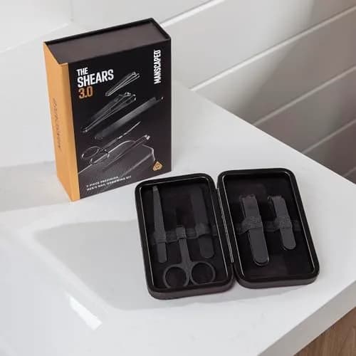 MANSCAPED® Shears 3.0, 5-Piece Precision Men’s Nail Grooming Travel Kit | Stainless Steel thumbnail 9