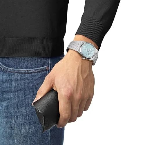 Tissot PRX, Swiss Automatic, 40mm, Ice Blue Dial | Men’s Watch with 80-Hour Power Reserve thumbnail 3