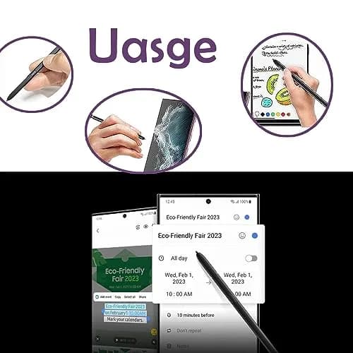 Alovexiong Purple Stylus Pen Replacement for Samsung Galaxy S23 Ultra 5G, 4096 Pressure Levels thumbnail 5