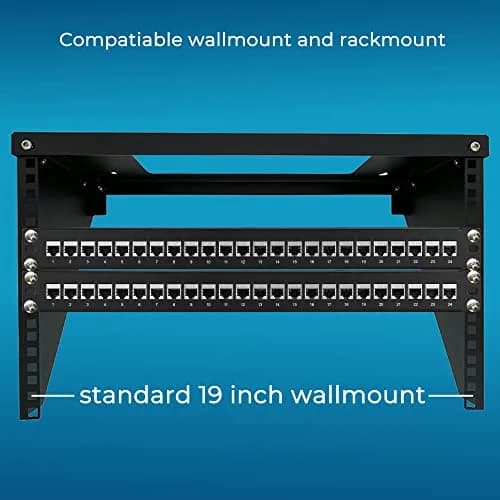 Rapink Cat7 Ethernet Patch Panel with Inline Keystone | 10G Support thumbnail 7