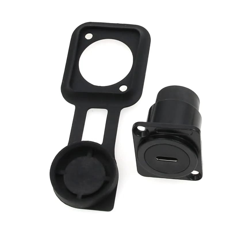 HangTon Waterproof USB-C Panel Mount Socket Coupler 2-Pack | 10Gbps Data Transfer thumbnail 5