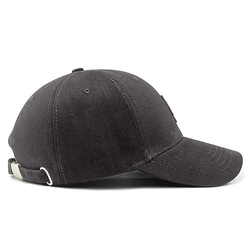 FASHIXD Big Head Hats for Men Oversize XXL Baseball Cap in Grey | Adjustable Cotton Sun Hat for Large Heads thumbnail 3