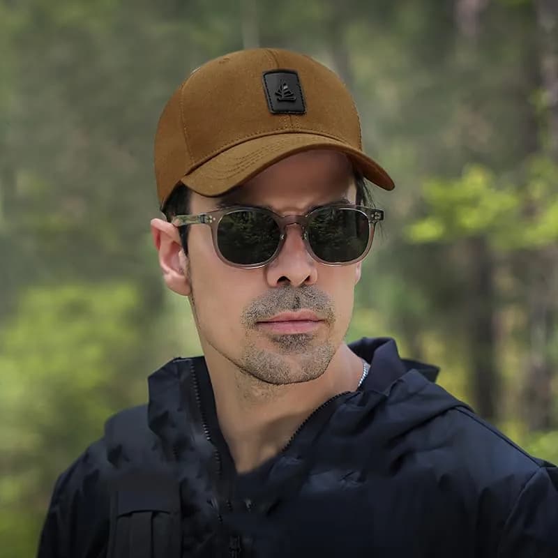 FASHIXD Big Head Oversize XXL Baseball Cap Khaki | Adjustable Cotton Sun Hat for Large Heads thumbnail 8
