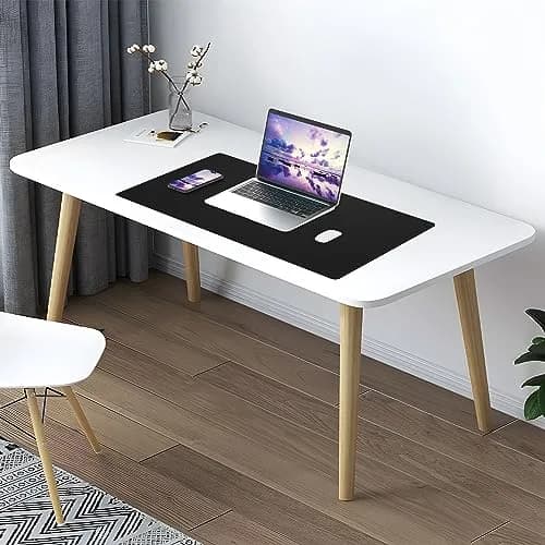 AFIING Cork Desk Mat Black 60cm x 35cm (23.6" x 13.7") | Dual-Sided Waterproof PU Leather & Cork thumbnail 9