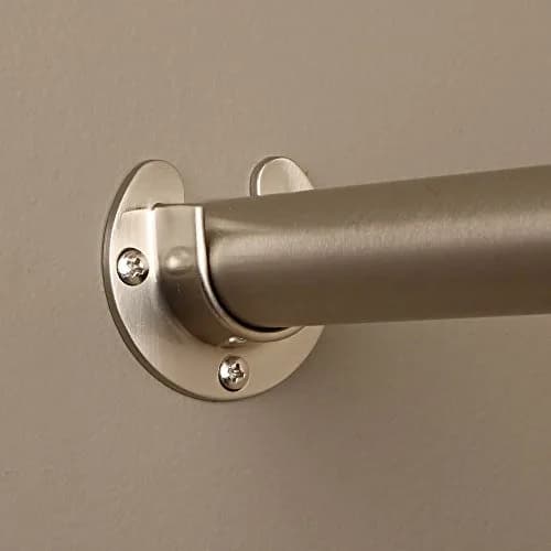 Knape & Vogt Closet Pro HD CD-0010-BN Heavy Duty Closet Pole Sockets, Brushed Nickel | Solid Cast Zinc, Wall Mount, Pack of 2 thumbnail 2