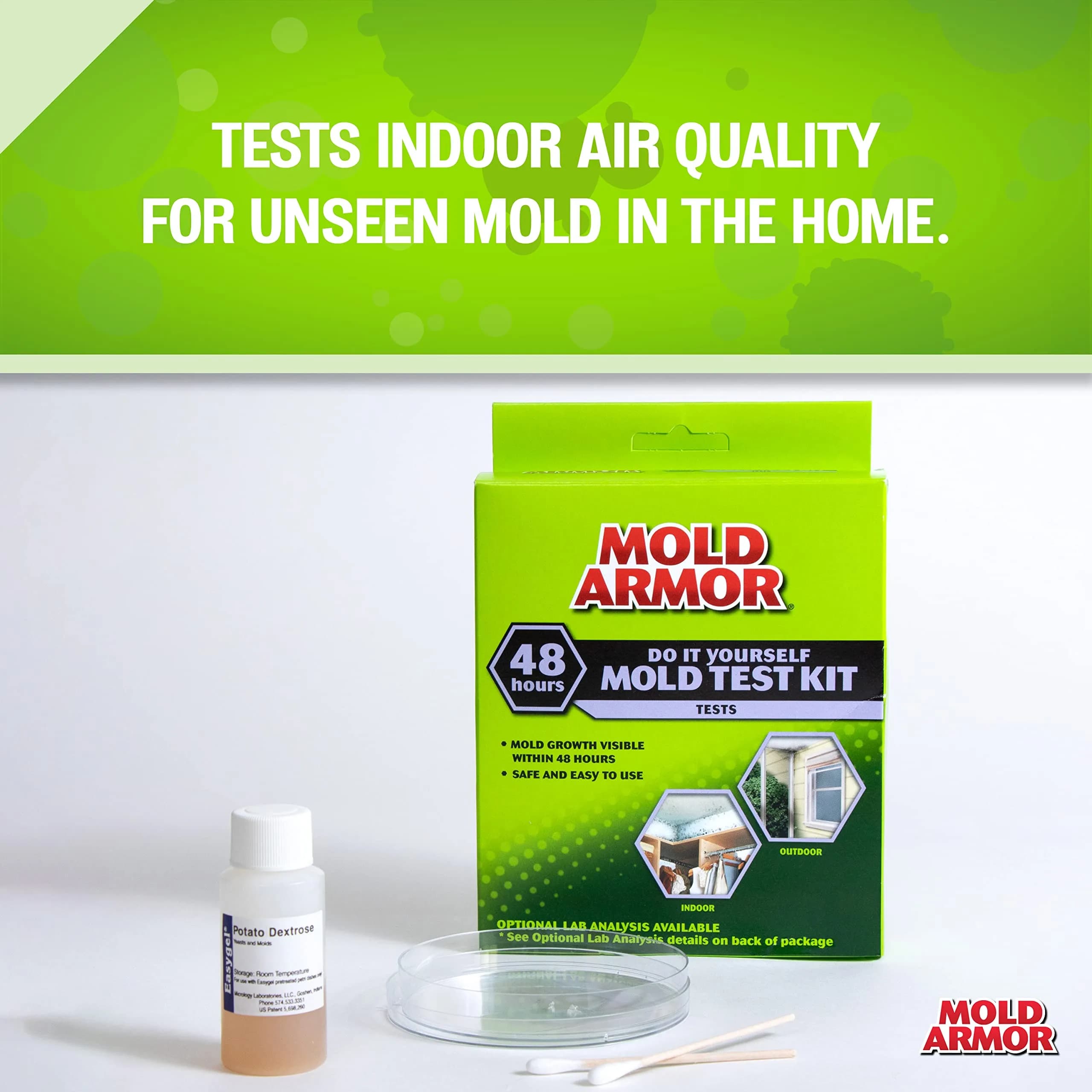 Mold Armor FG500 DIY Mold Test Kit, Gray (Pack of 2) | Test for Mold Fast in 48 Hours - view 6