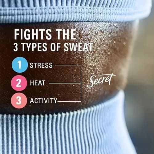 Secret Clinical Strength Antiperspirant Deodorant for Women, Invisible Solid, Clean Lavender Scent, 1.6 oz (Pack of 3) | 72hr Sweat & Odor Protection thumbnail 2