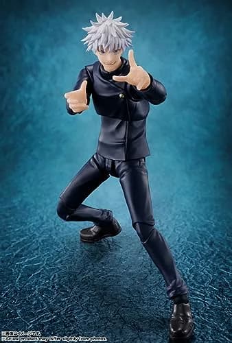 TAMASHII NATIONS S.H.Figuarts Satoru Gojo -Jujutsu Technical High School- Action Figure 140g (4.9oz) | Officially Licensed Bandai Spirits Product thumbnail 4