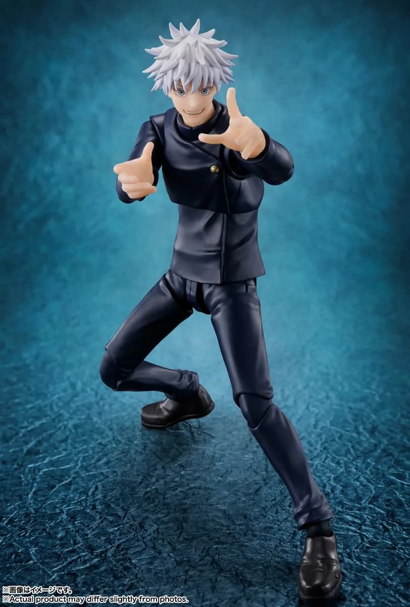 TAMASHII NATIONS S.H.Figuarts Satoru Gojo -Jujutsu Technical High School- Action Figure 140g (4.9oz) | Officially Licensed Bandai Spirits Product - view 4