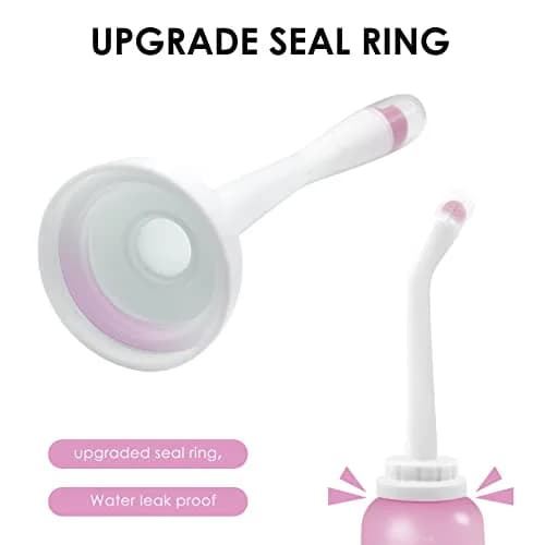 RUFCRIL Peri Bottle Postpartum 2-Pack 500ml (17.5 Fl Oz) | Upside Down Bidet for Perineal Care thumbnail 4
