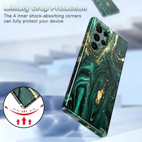 Btscase Cellular Phone Case 6.8 inches | Marble Pattern Shockproof Full Body thumbnail 5
